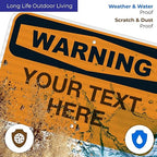 Custom Warning Sign, OSHA Sign, 12x18 Inches, 3M EGP Reflective .063 Aluminum - Image 5