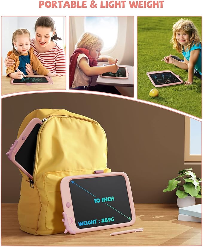 10 Inch Writing Tablet for Kids, Unicorn Toys Gifts for Girls Aged 3-5 - Image 5