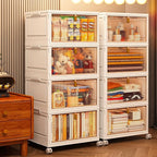 CTSNSLH 4 Tier Plastic Storage Bins and Boxes Organizer - 28Qt Stackable - Image 5