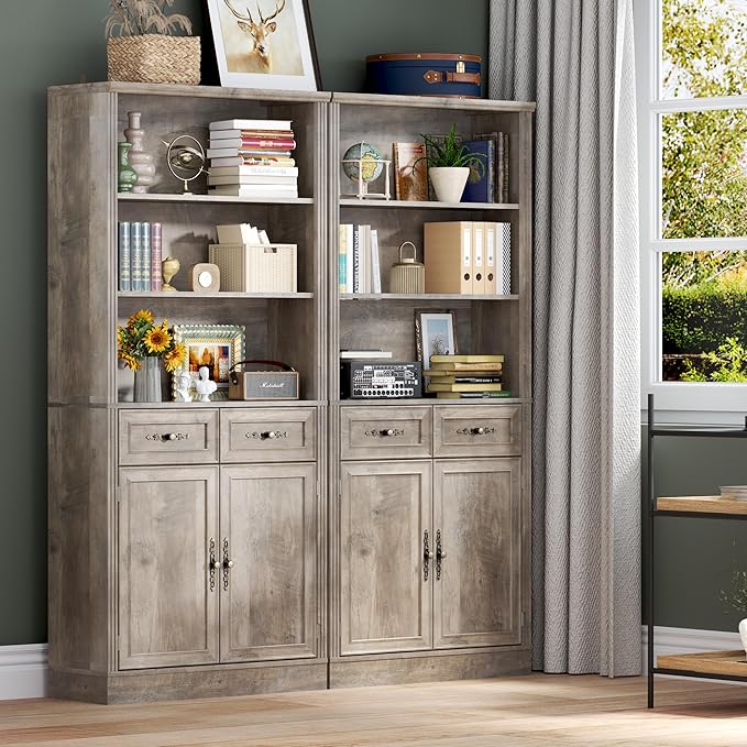 BORNOON 71.4" Tall Bookshelf - Image 8