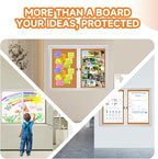 Enclosed Bulletin Board with Locking Door, Outdoor Bulletin Board Weatherproof - Image 5