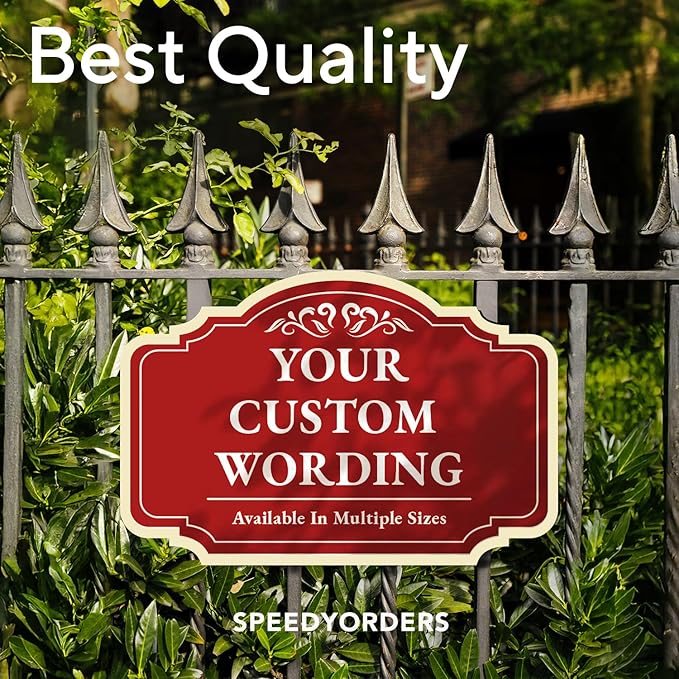 Custom Decorative Outdoor Metal Sign - Image 7