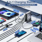 500W USB C Fast Charger Block, PD3.1 140W 8 Port USB Charging Station, GaN Ⅲ - Image 2