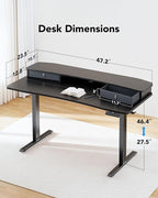 HUANUO 48″ x 24″ Electric Standing Desk - Image 2