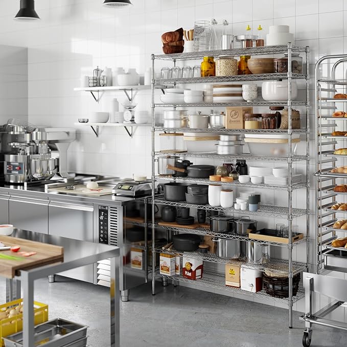Regal Altair 14" Deep x 54" Wide x 86" Height x Wire Shelving Kit | 10-Tier | - Image 7