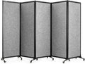Upgrade Version Room Partition and Divider, Freestanding Rolling Dividers by StrongBird