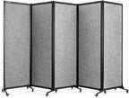 Upgrade Version Room Partition and Divider, Freestanding Rolling Dividers by StrongBird