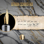 Scriveiner Luxury EDC Fountain Pen, Stunning Silver Chrome Luxury Pen, Real - Image 6