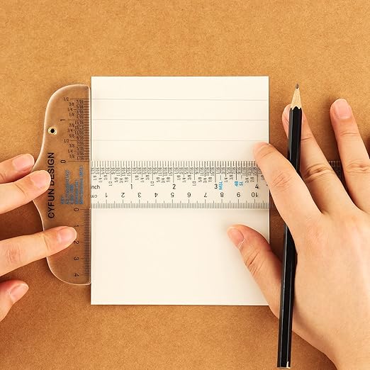 9 Pack 6 Inches Acrylic Clear T-Square Ruler, T Square Ruler, Transparent - Image 6