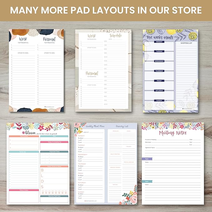 bloom daily planners Undated Daily Timed to-Do List Pad - Image 7