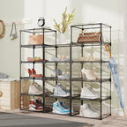 KOKOIN Magnetic Side Open Transparent Plastic Storage Shoe Box Clear Shoe - Image 5