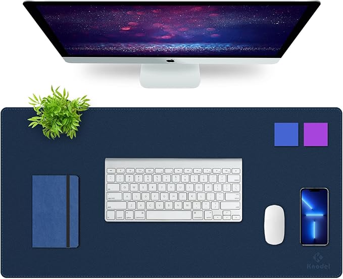 K KNODEL Desk Mat, Dual-Sided Office Desk Pad, Waterproof Desk Mat by K+KNODEL