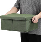 HOONEX Storage Bins with Lids for Organizing, Storage Boxes with 2 Carrying - Image 6
