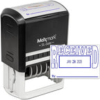 MaxMark Large Self-Inking Rubber Date Office Stamp by Maxmark