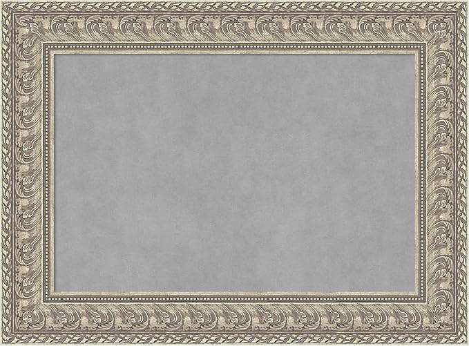 Amanti Art Silver Framed Magnetic Board 23x31 Medium Vision Board by AmantiArt