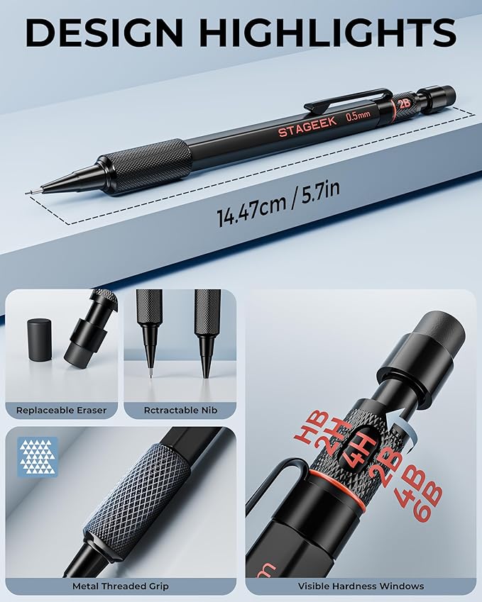 STAGEEK Mechanical Pencils 0.5 - Image 4