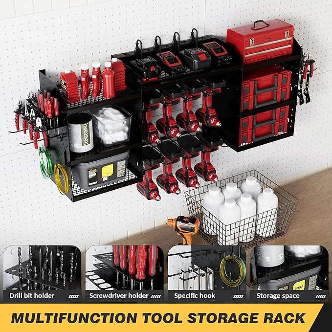 VDEVY Power Tool Organizer Wall Mount - Image 6