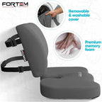 FORTEM Seat Cushion, Office Chair Cushion, Lumbar Support Pillow - Image 3