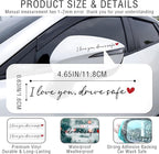 8PCS Car Stickers, I Love You Drive Safe Mirror Sticker, Cars Decals, Car - Image 4