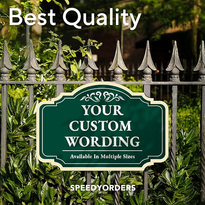 Custom Decorative Outdoor Metal Sign, Personalized Aluminum, Customized Driveway - Image 7