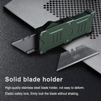 Caressolove Switch Blades Knife Push Button, Aviation Aluminum EDC Box Cutter - Image 5