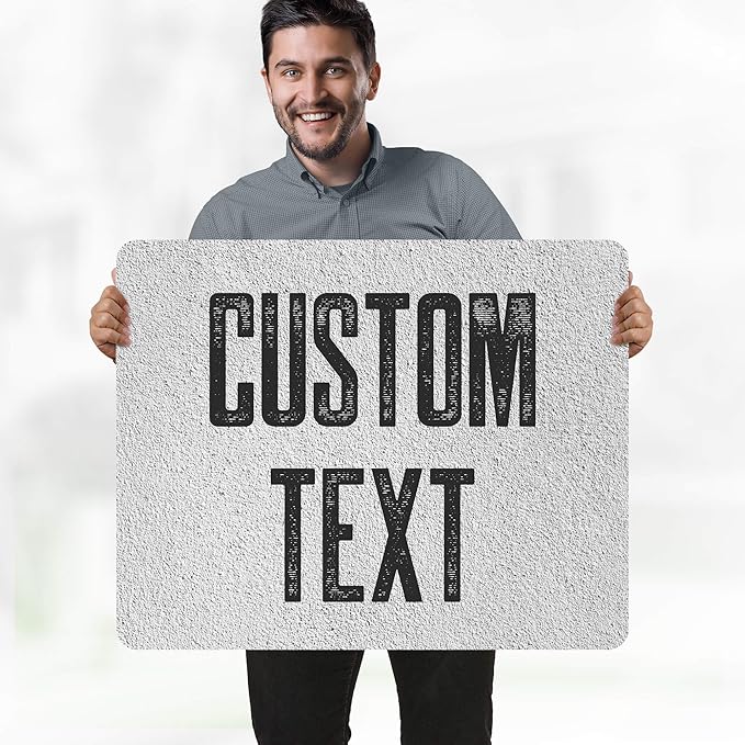 Custom Sign, Custom Street Sign, 11 Font Colors, 13 Font Styles, 4 Hole Options - Image 2
