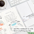 feela 12 Pack Notebooks Journals Bulk, Hardcover Notebook Classic Ruled Lined - Image 4