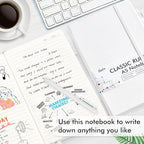 feela 5 Pack Notebooks Journals Bulk, Hardcover Notebook Classic Ruled Lined - Image 4
