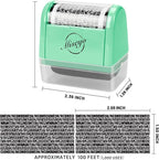 Miseyo Wide Identity Theft Protection Roller Stamp Set - Image 2