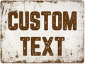 Custom Sign, Custom Street Sign, 11 Font Colors, 13 Font Styles, 4 Hole Options by MySignCenter