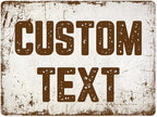 Custom Sign, Custom Street Sign, 11 Font Colors, 13 Font Styles, 4 Hole Options by MySignCenter