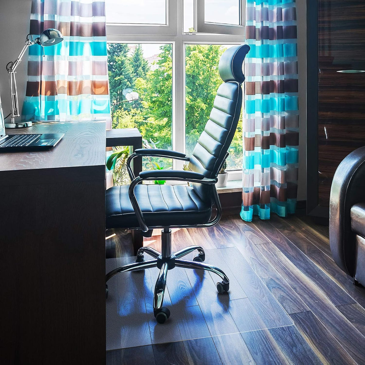 Floortex Polycarbonate Chair Mat 48" x 48" for Hard Floors (FR12121...