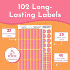 Name Bubbles - Basic Daycare Name Stickers - Image 6