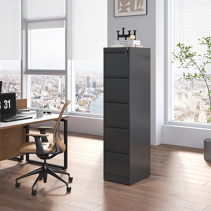 FLIXELIO 5 Drawer File Cabinet - Image 2