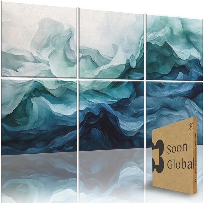Soon Global Acoustical Wall Panels, 72 X 48 Inches Art Acoustic Panels by SoonGlobal