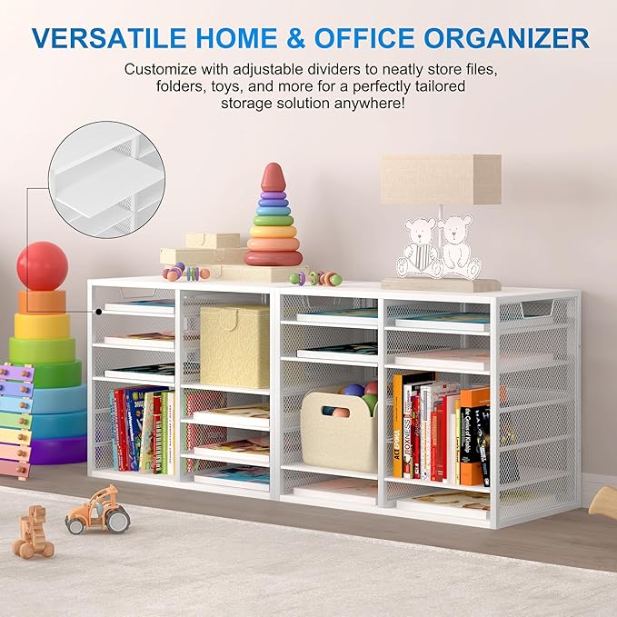 PAG-Mass Mail Sorter for Desk, Countertop Literature Organizer, Student Mailbox - Image 5