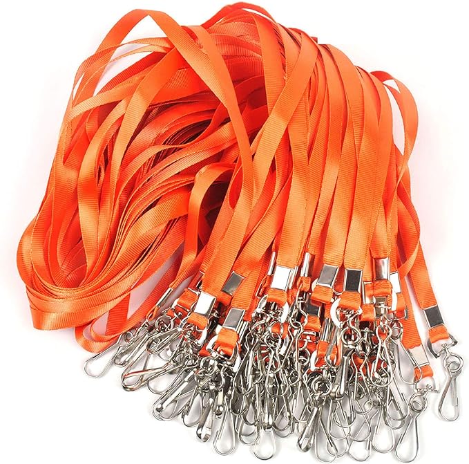 Beebel Orange Lanyard Bulk Lanyards by Beebel