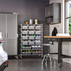 Seville Classics Heavy Duty NSF Bin Rack Solid Steel Wire Shelving Storage Unit - Image 4
