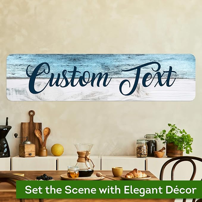 Custom Sign, Custom Street Sign, 11 Font Colors, 13 Font Styles, 4 Hole Options - Image 4