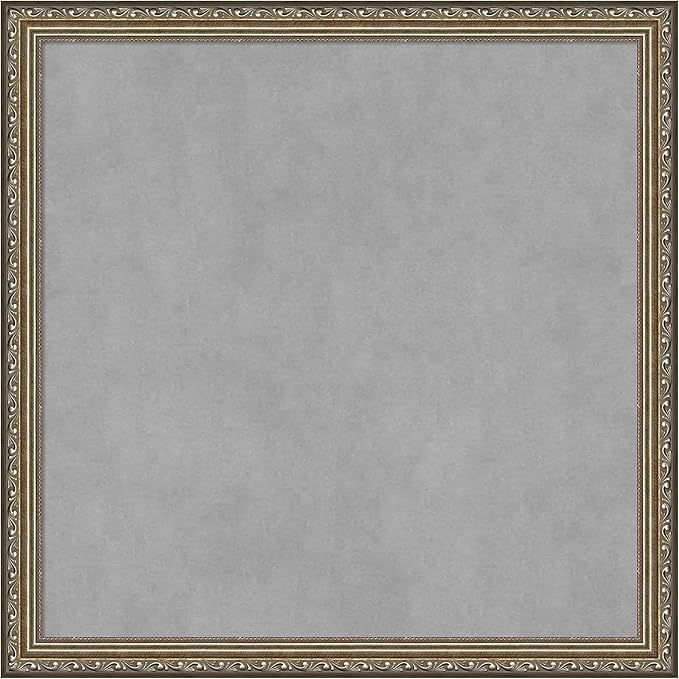 Amanti Art Silver Framed Magnetic Board 22x22 Medium Vision Board by AmantiArt