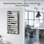 EasyPAG Wall File Holder 10 Tier Mesh Hanging Folder Organizer - Image 4