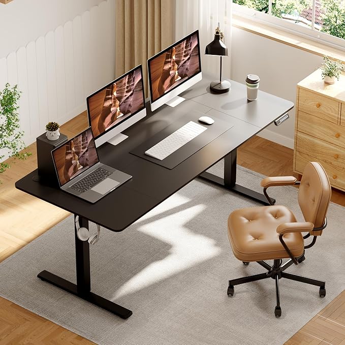 FitStand Adjustable Stand Up Desk, Large 71x31 Inches Height Adjustable - Image 2