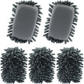 Biaungdo 5 Pack Washable Whiteboard Eraser, Microfiber Shag Dry Eraser by Biaungdo