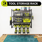 KAFAHOM Power Tool Organizer, Garage Tool Organizers and Storage, Drill Holder - Image 6