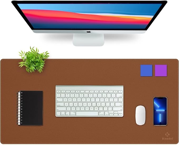 K KNODEL Desk Mat, Dual-Sided Office Desk Pad, Waterproof Desk Mat by K+KNODEL