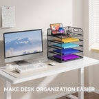 Cawukege 5 Tier Paper Organizer - Image 2