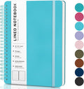 Light Blue Lined Spiral Journal Notebook by ABERLLS