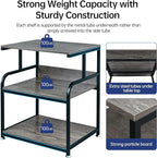 Fannova Large Printer Stand Table 23.6 x18.9 x 30 Inches - Image 3