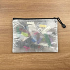 Oaimyy-8 * 10 inchs-18 Pcs-Plastic Mesh Zipper Pouch Document Folders Bag Zip - Image 8