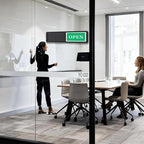 Open Closed Door Sign, Sliding Reversible Door Indicator Sign - Image 4